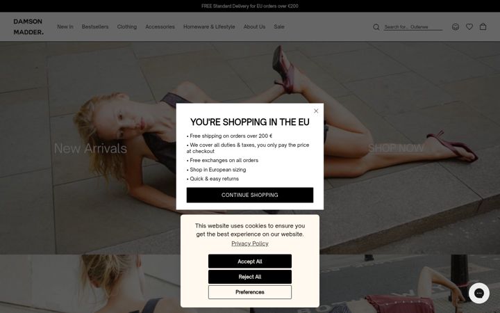 Screenshot of damsonmadder.com