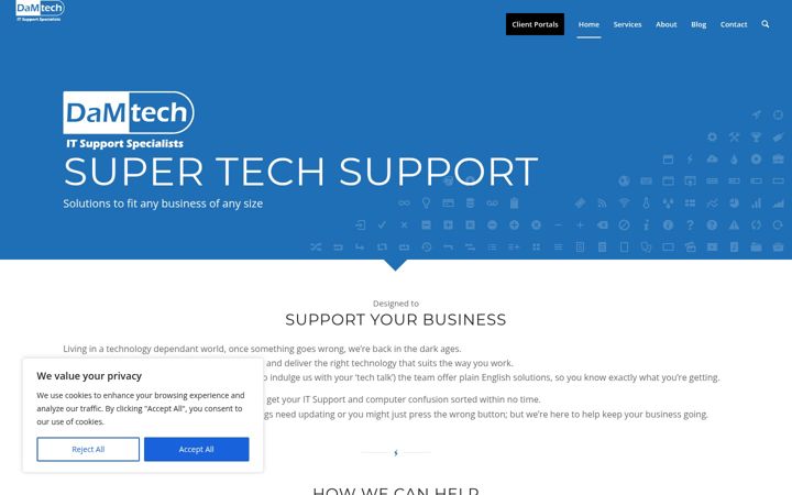 Screenshot of damtech.it