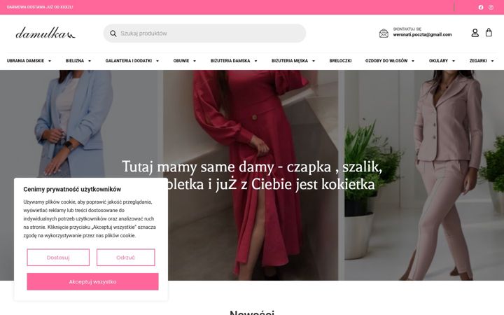 Screenshot of damulka-butik.pl