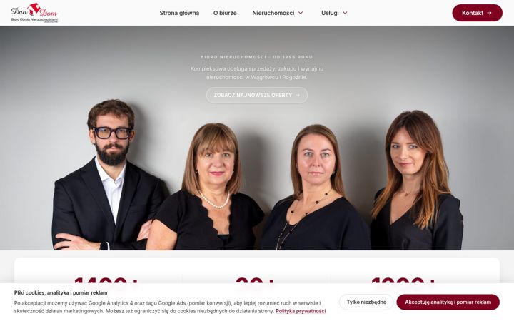Screenshot του dan-dom.pl