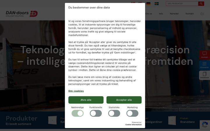 Screenshot di dan-doors.dk