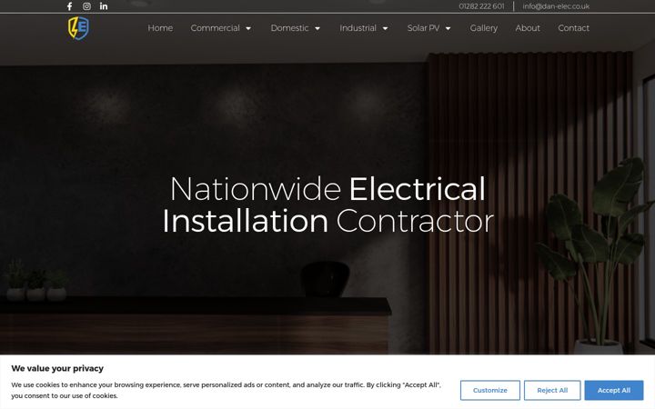 Екранна снимка на dan-elec.co.uk