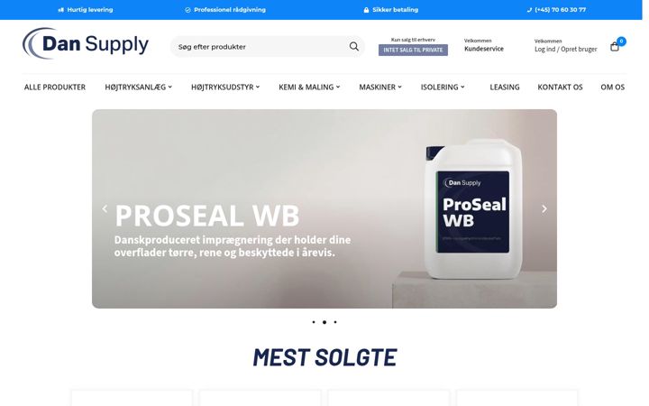 Screenshot of dan-supply.com