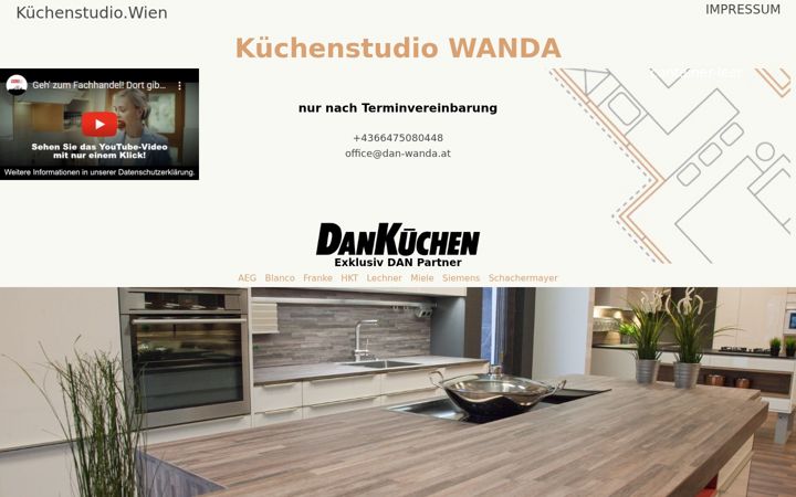 Screenshot of dan-wanda.at