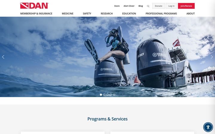 Screenshot of dan.org
