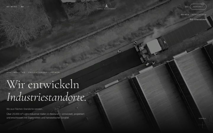 Screenshot of dana-investment.de