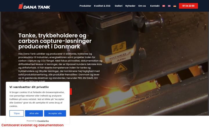 Screenshot of dana-tank.dk