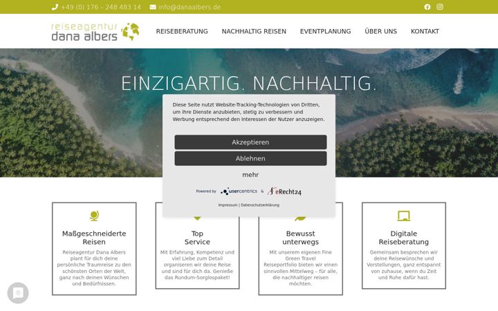 Screenshot of danaalbers.de