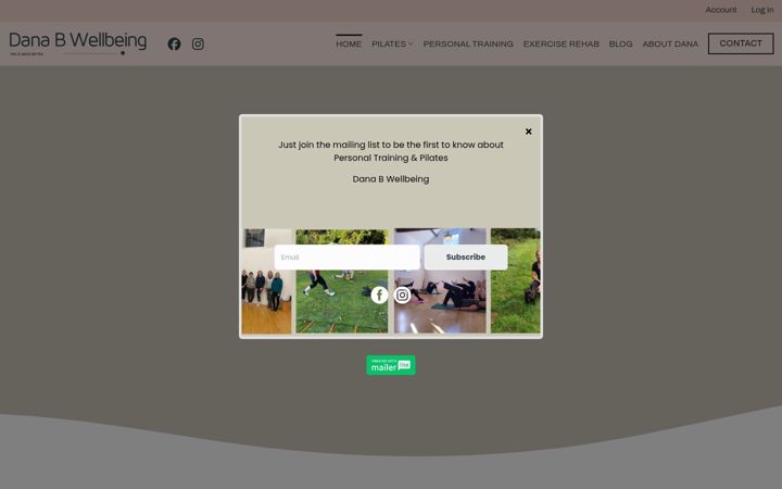 Екранна снимка на danabwellbeing.co.uk