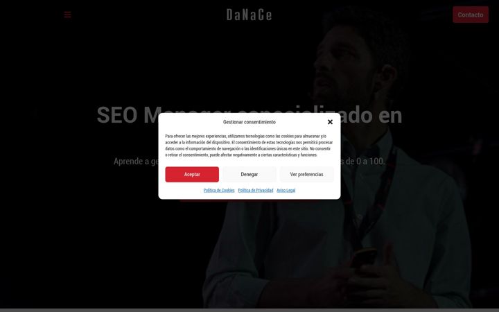 Screenshot di danace.es