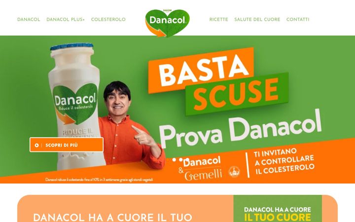 Képernyőkép: danacol.it