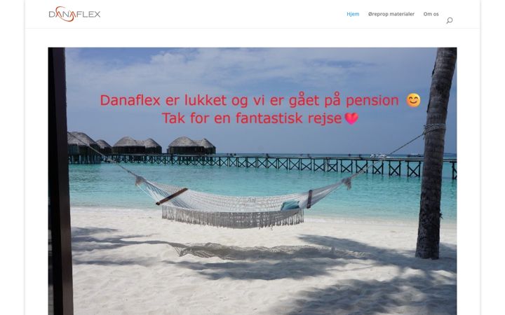 Screenshot of danaflex.com
