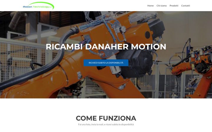 Screenshot of danaher-motion-italia.it