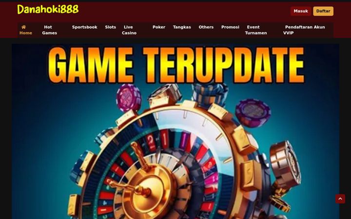 Screenshot of danahoki888.com