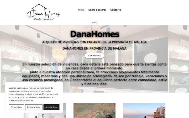 Screenshot of danahomesmalaga.com