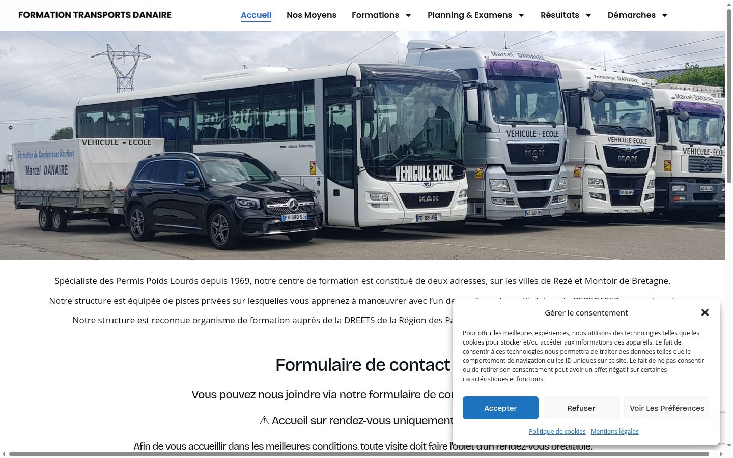 Zrzut ekranu banera zgody wyświetlanego przed jakąkolwiek interakcją