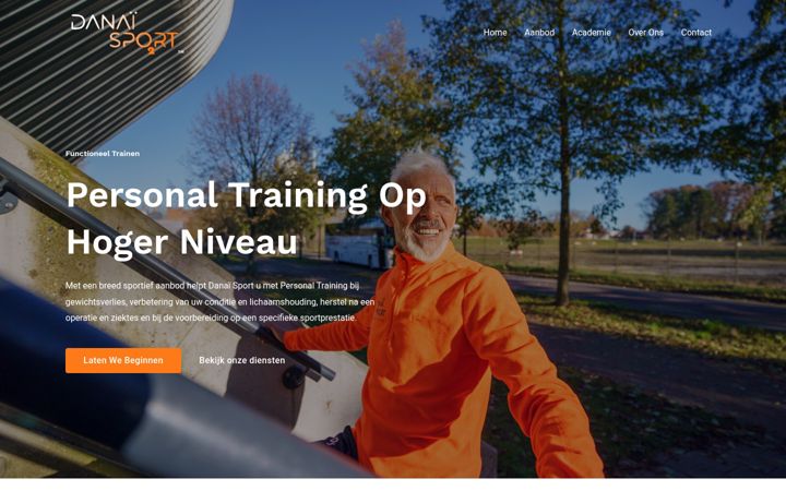 Skjermbilde av danaisport.nl
