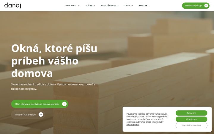 Screenshot of danaj.sk