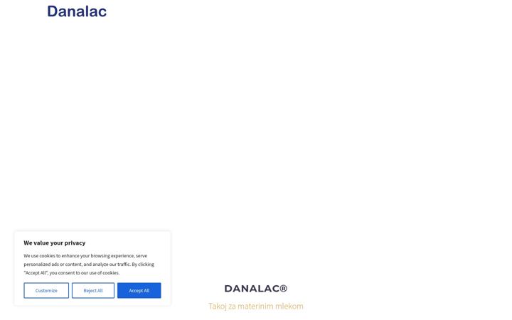 Screenshot von danalac.si