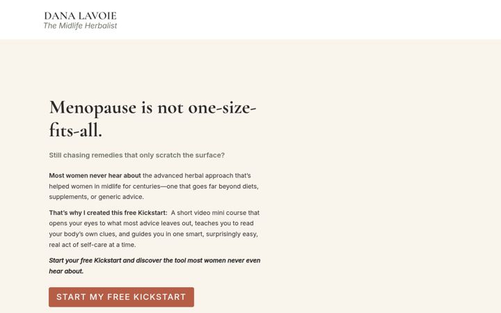 Screenshot of danalavoielac.com