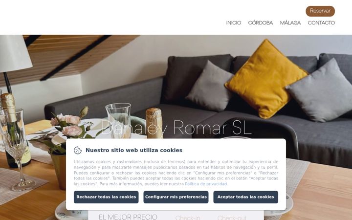 Screenshot of danaloyromar.com