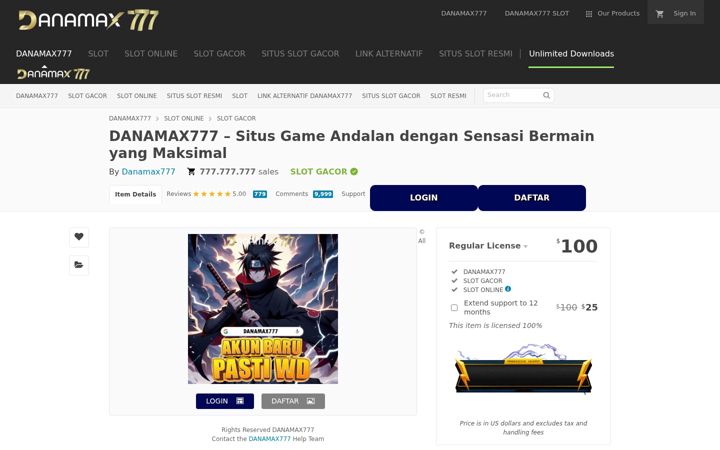 Screenshot of danamaxx777.com