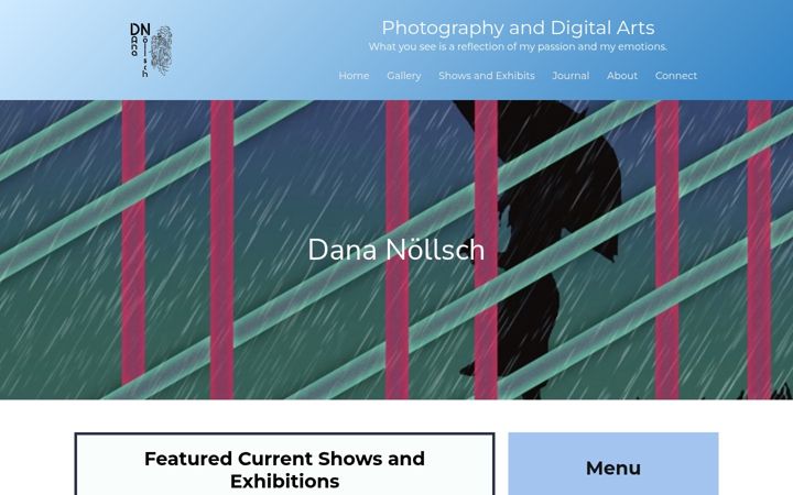 Screenshot of dananollsch.com