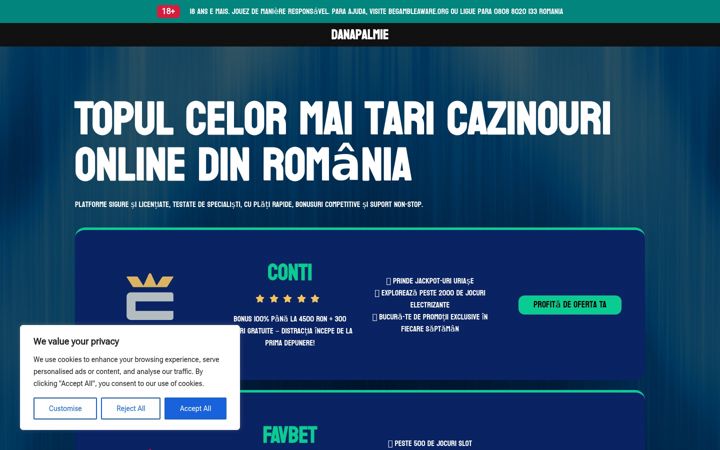 Screenshot of danapalmie.com