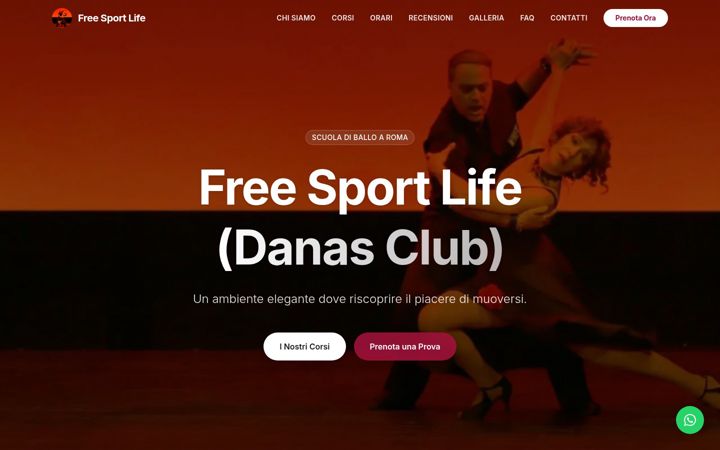 Screenshot of danasclub.it