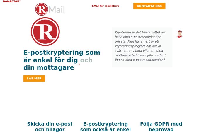 Screenshot of danastar.se