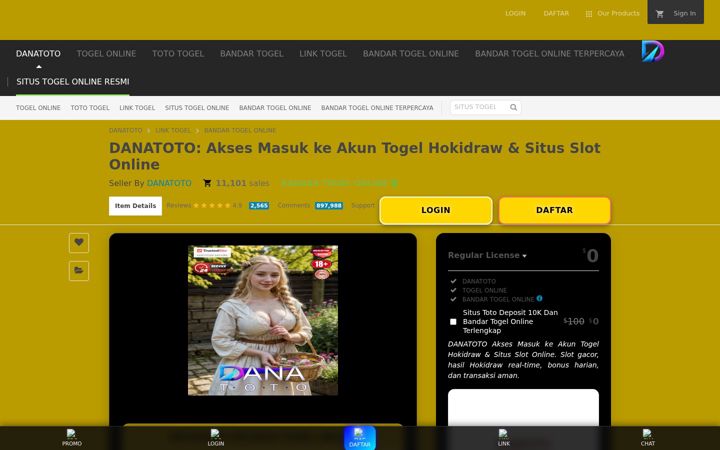 Screenshot of danatotomasuk.com