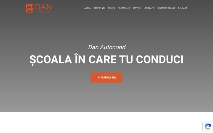 Capture d'écran de danautocond.ro