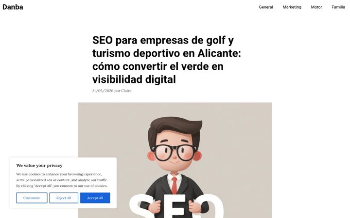 Screenshot di danba.es