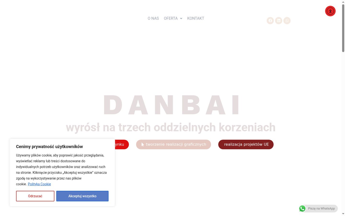 Screenshot του banner συγκατάθεσης που εμφανίστηκε πριν από οποιαδήποτε αλληλεπίδραση