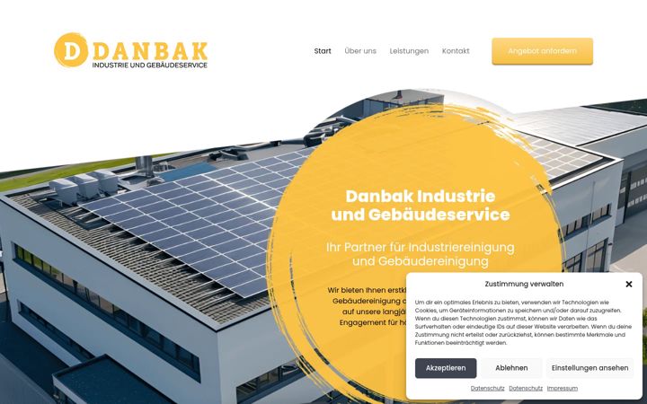 Screenshot of danbak-service.de