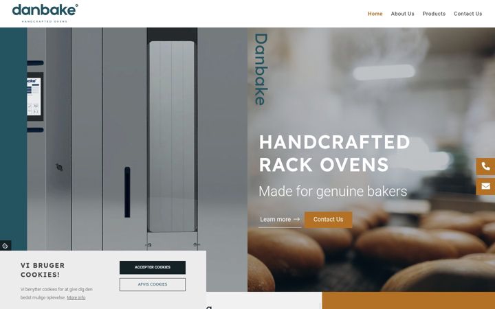 Skærmbillede af danbake.dk