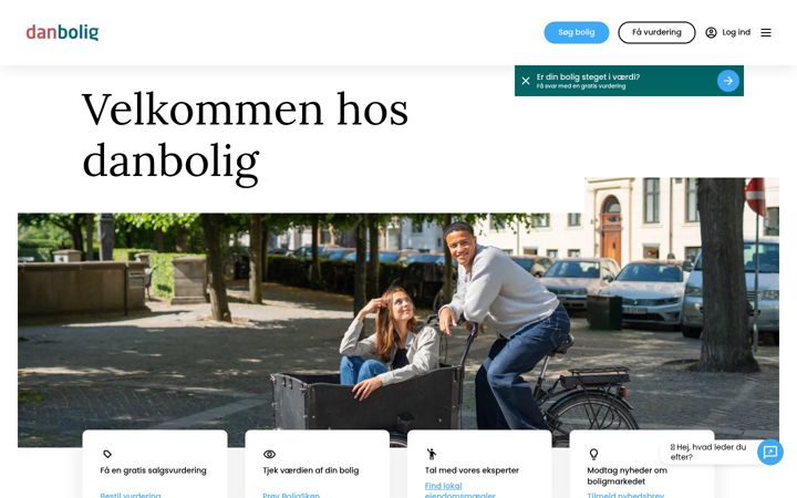 Screenshot of danbolig.dk