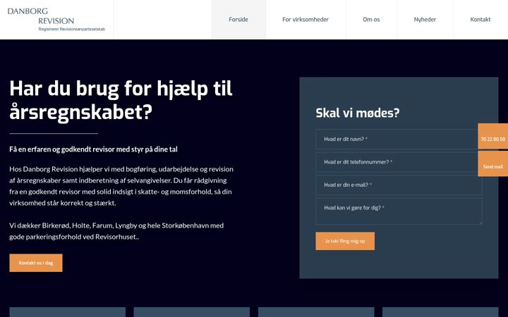 Screenshot of danborgrevision.dk