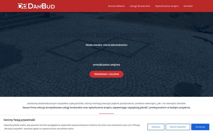 Screenshot of danbud-budownictwo.pl
