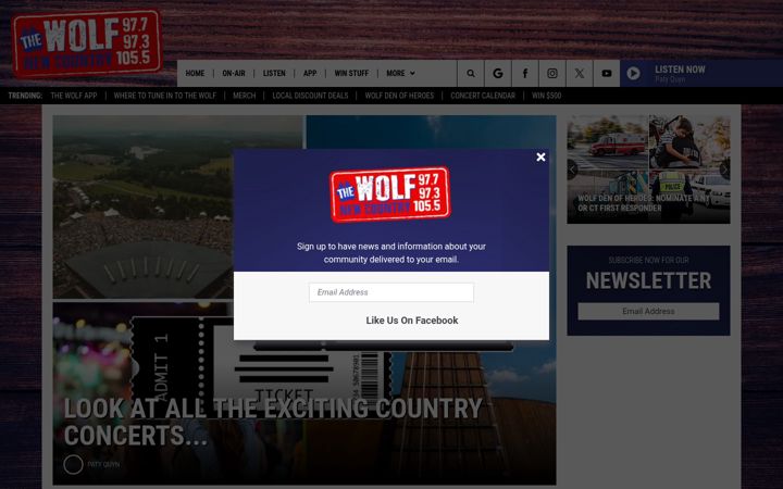Screenshot of danburycountry.com