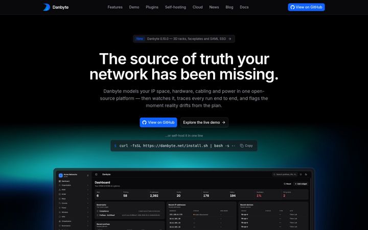 Screenshot of danbyte.net