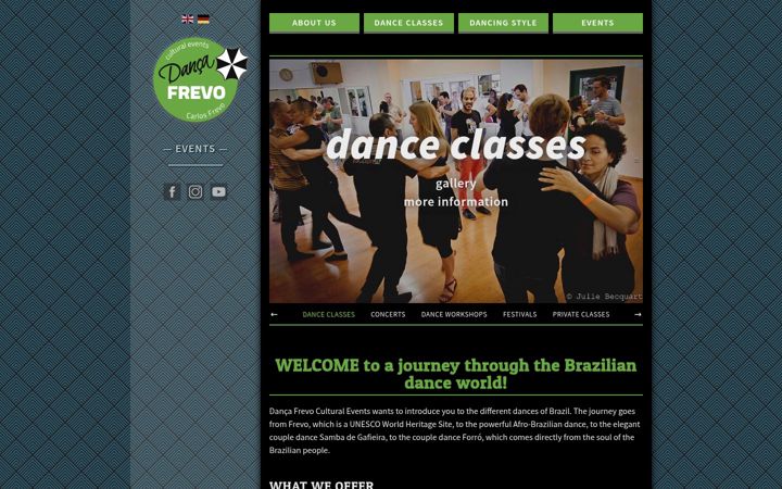 Screenshot of danca-frevo.de