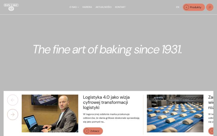 Screenshot of dancake.pl