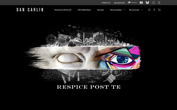 Screenshot of dancarlin.com
