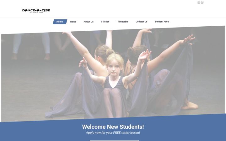 Captura de pantalla de dance-a-cise.co.uk