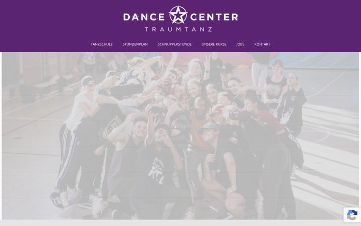 Screenshot of dance-center-traumtanz.de