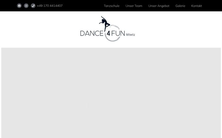 Screenshot of dance4fun-mitwitz.de