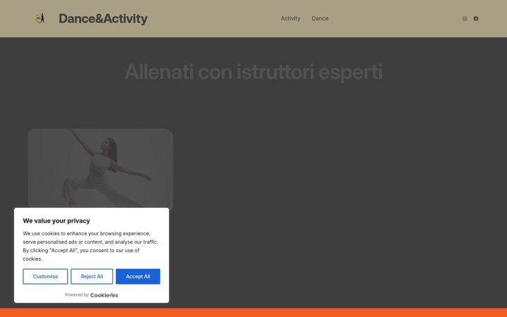 Screenshot of danceactivity.it