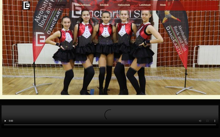 Screenshot von dancearthtse.hu