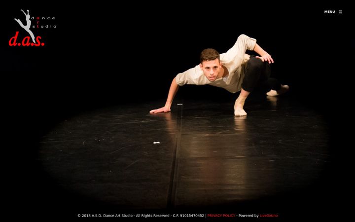 Screenshot of danceartstudiosarzana.it